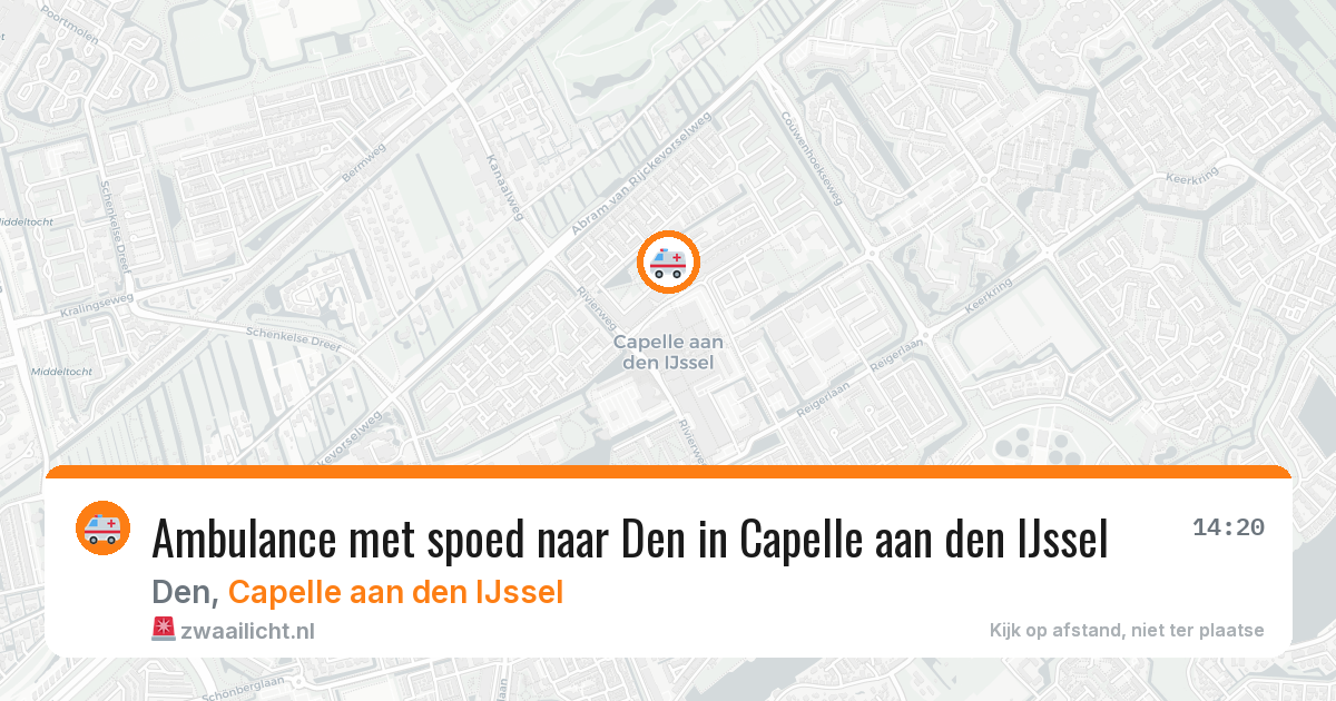 Ambulance met spoed naar Den in Capelle aan den IJssel — 24 jun 2026
