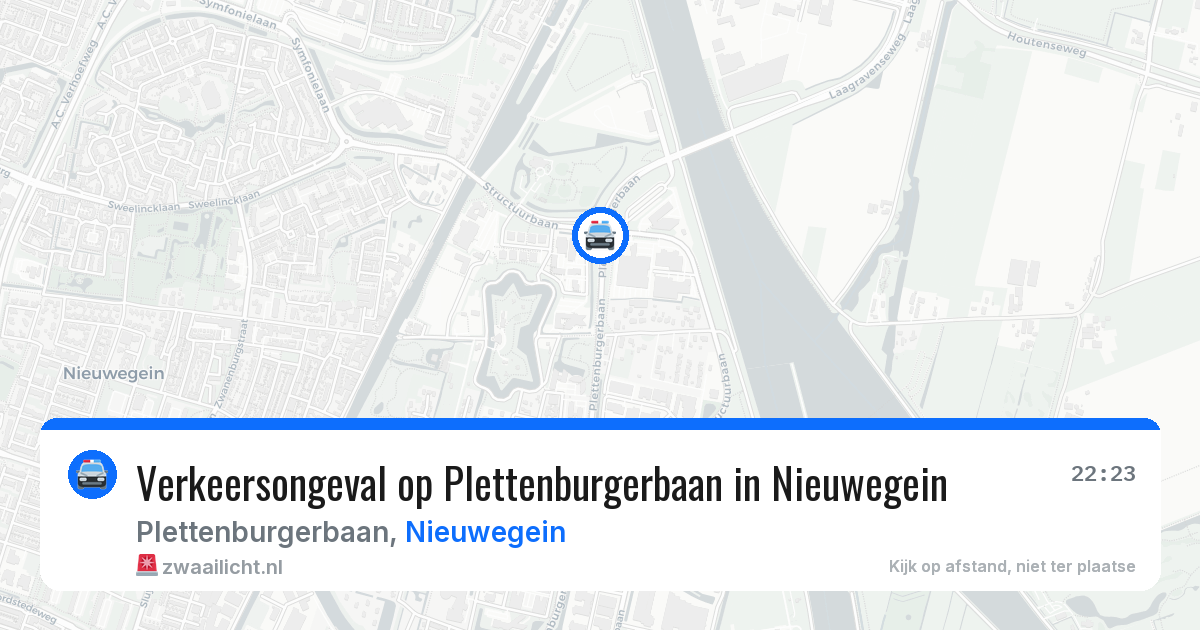 Verkeersongeval op Plettenburgerbaan in Nieuwegein — 25 mei 2026