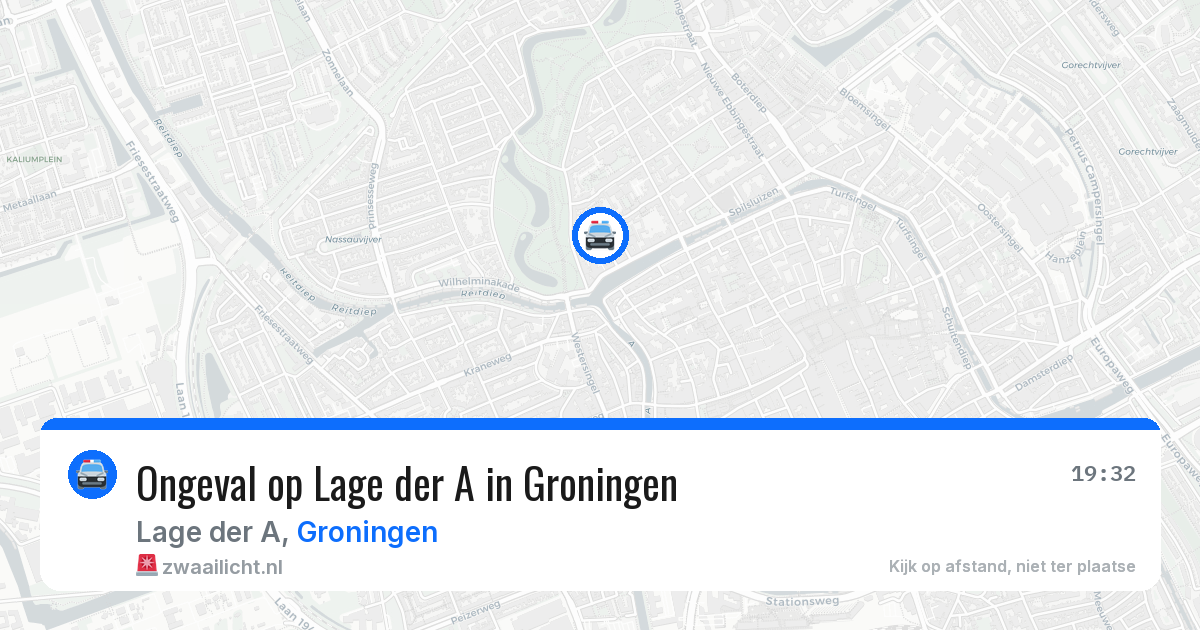 Ongeval op Lage der A in Groningen — 23 apr 2026