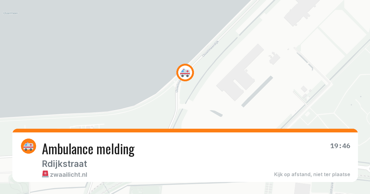 Ambulance melding — 26 apr 2026
