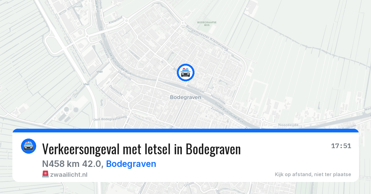 Verkeersongeval met letsel in Bodegraven — 5 jul 2026