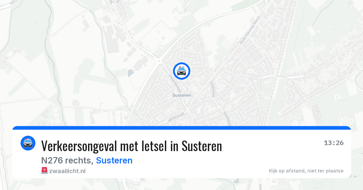 Verkeersongeval met letsel in Susteren — 17 apr 2026