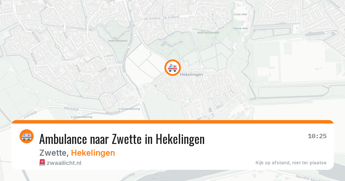 Ambulance naar Zwette in Hekelingen — 29 jan 2026