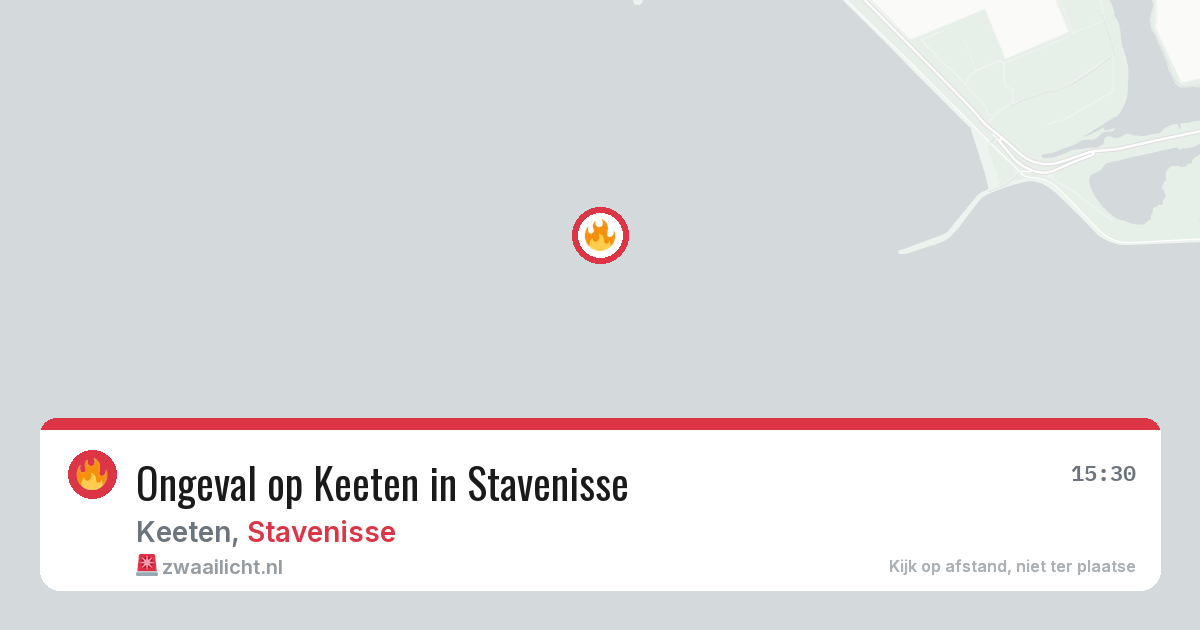 Ongeval op Keeten in Stavenisse — 25 jun 2026