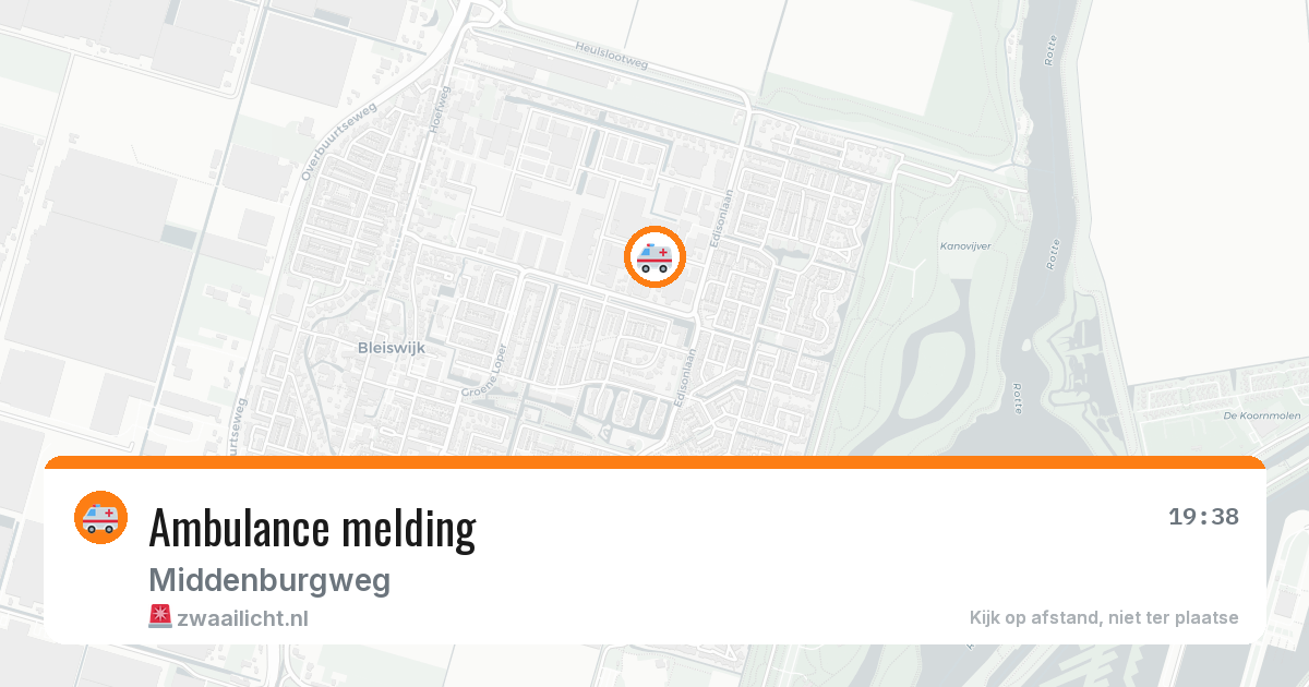 Ambulance melding — 22 apr 2026