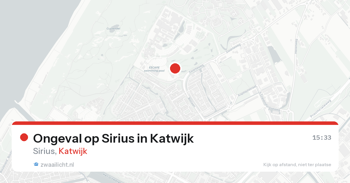 Ongeval op Sirius in Katwijk — 7 feb 2026
