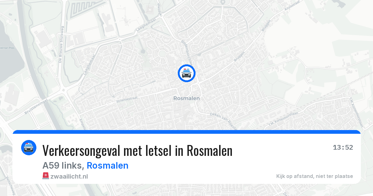 Verkeersongeval met letsel in Rosmalen — 2 jun 2026