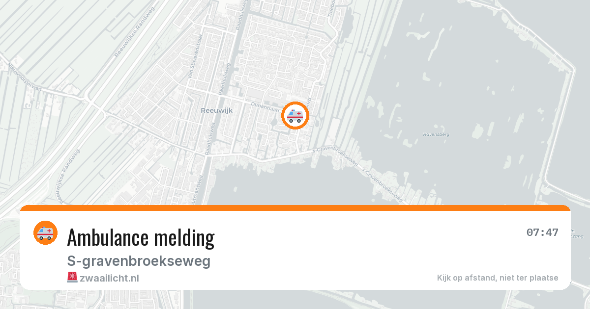 Ambulance melding — 17 jul 2026