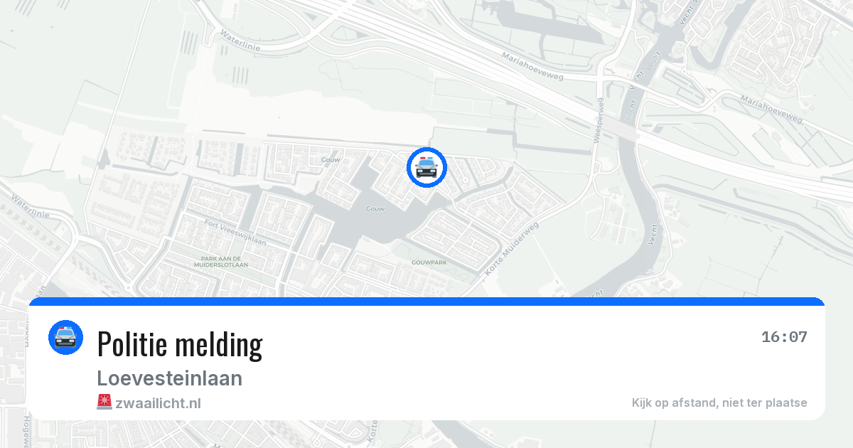 Politie melding — 26 jun 2026