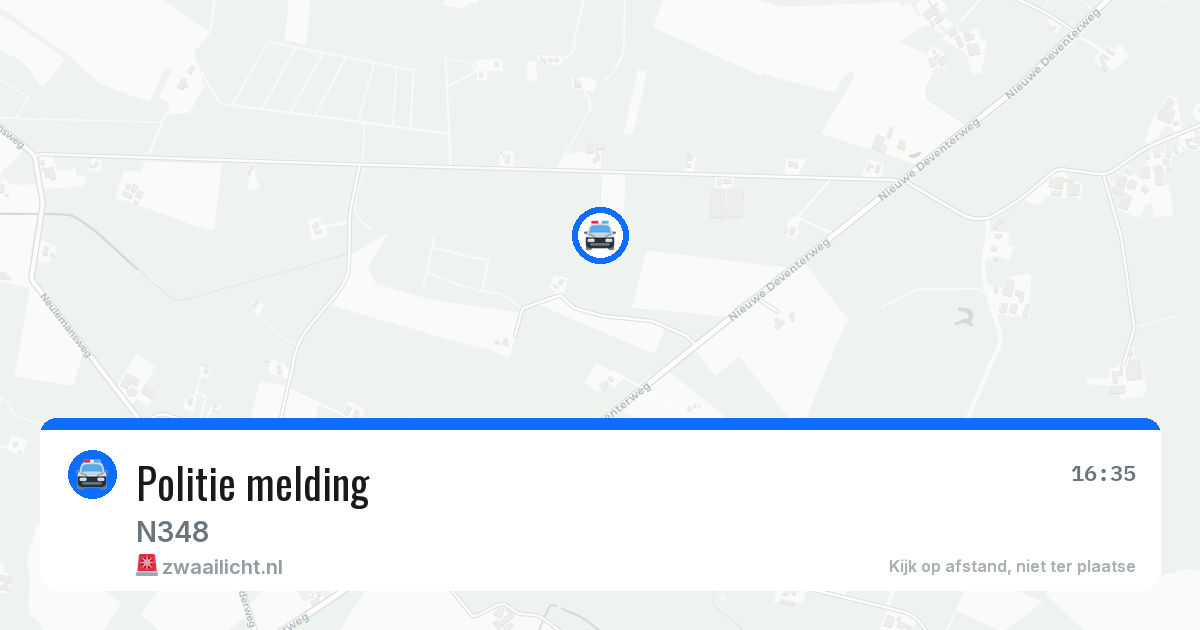 Politie melding — 22 jun 2026