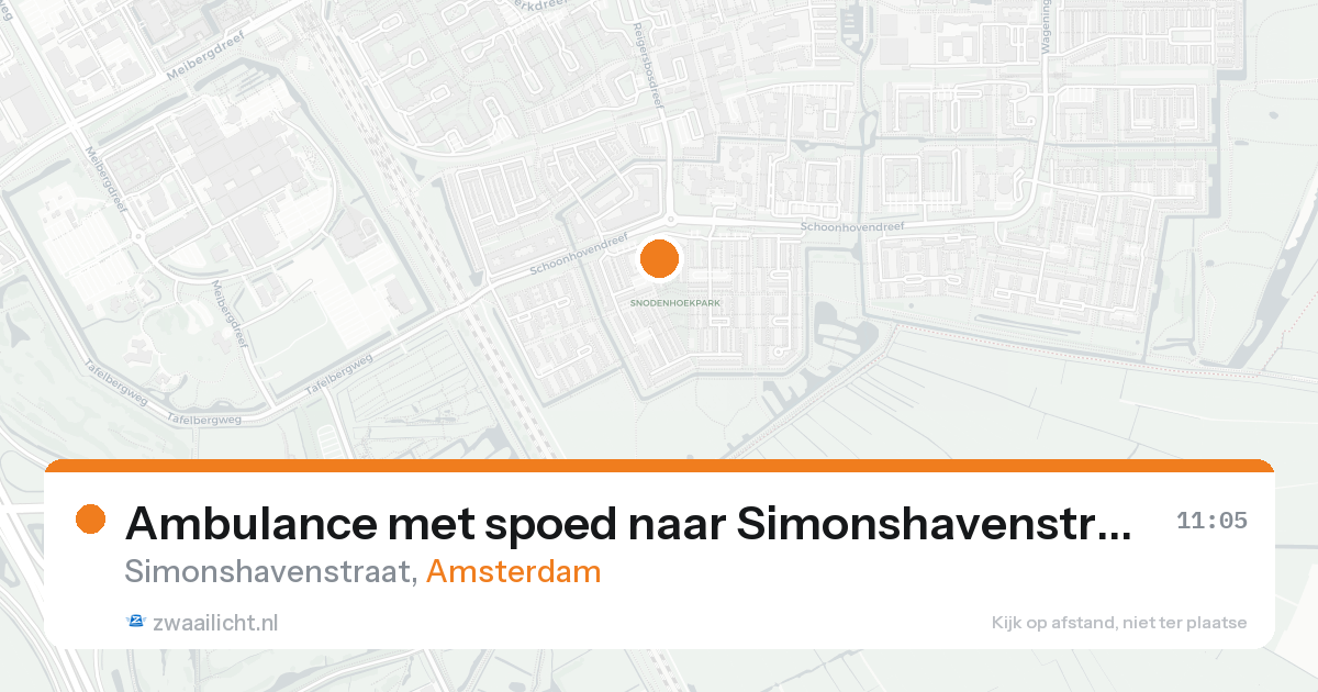 Ambulance met spoed naar Simonshavenstraat in Amsterdam — 31 jan 2026