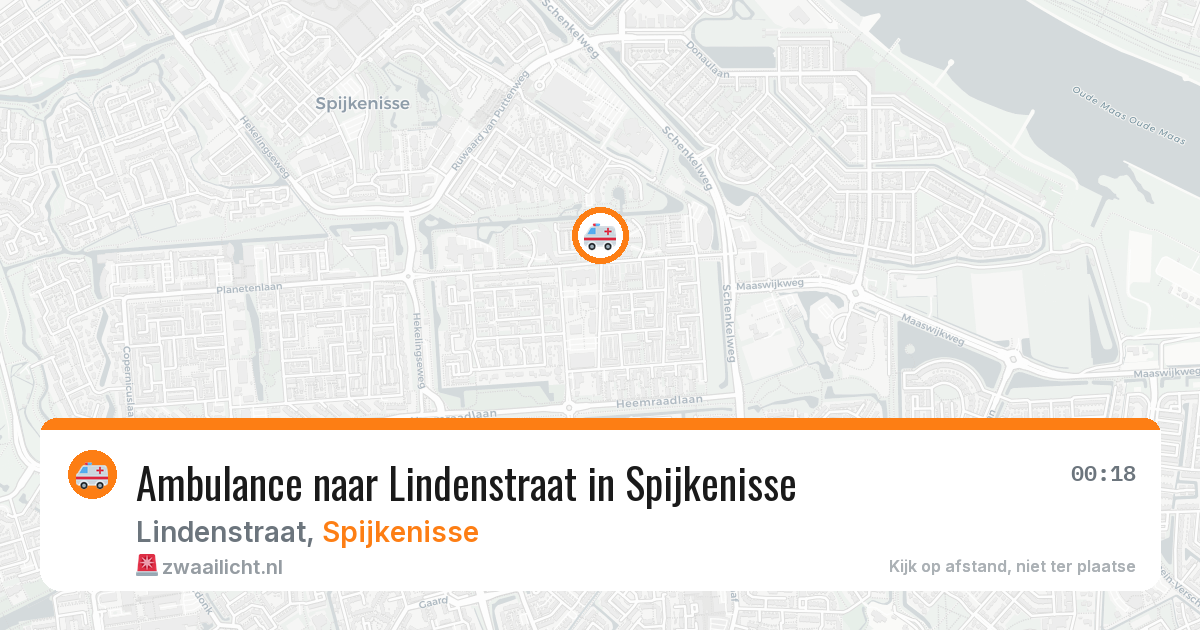 Ambulance naar Lindenstraat in Spijkenisse — 10 jul 2026
