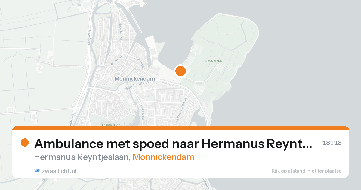 Ambulance met spoed naar Hermanus Reyntjeslaan in Monnickendam — 7 feb 2026