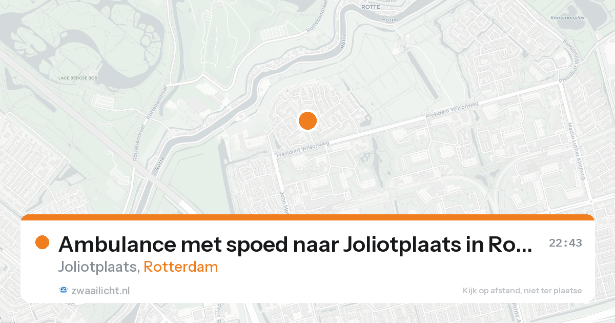 Ambulance met spoed naar Joliotplaats in Rotterdam — 30 jan 2026