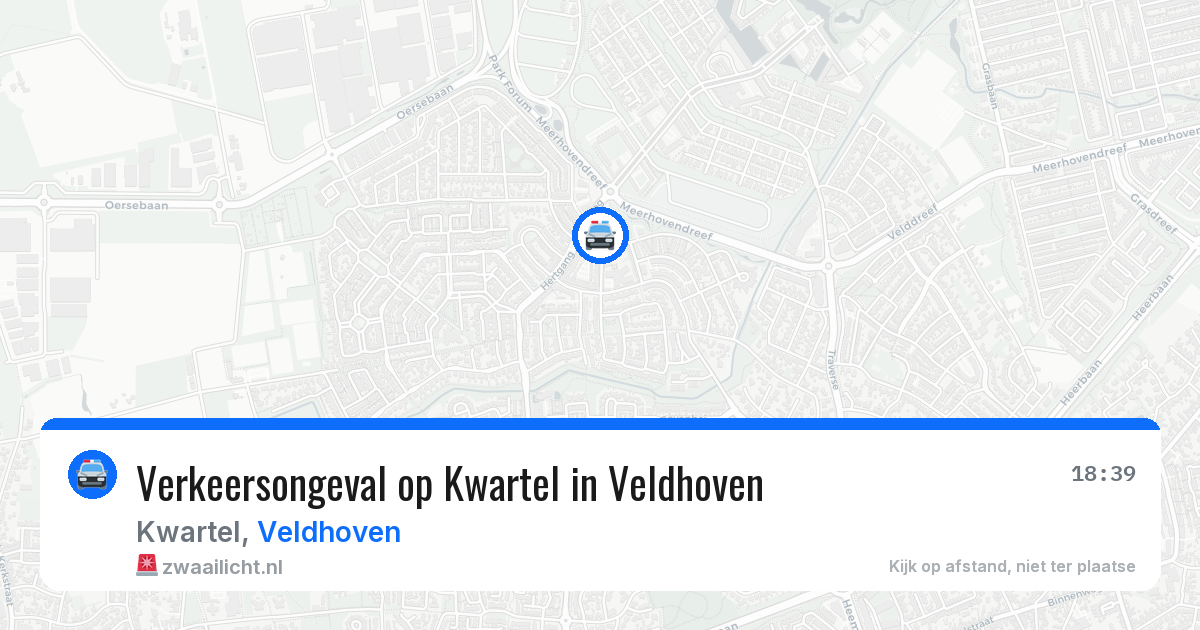 Verkeersongeval op Kwartel in Veldhoven — 2 apr 2026
