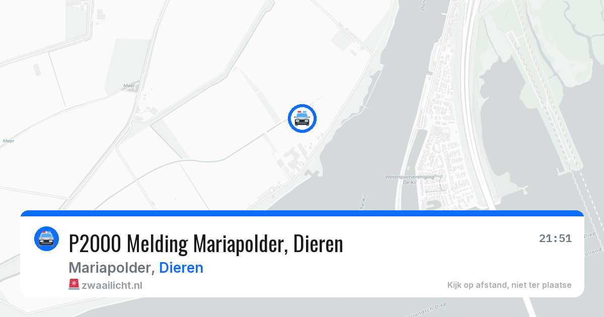 P2000 Melding Mariapolder, Dieren — 17 jun 2026