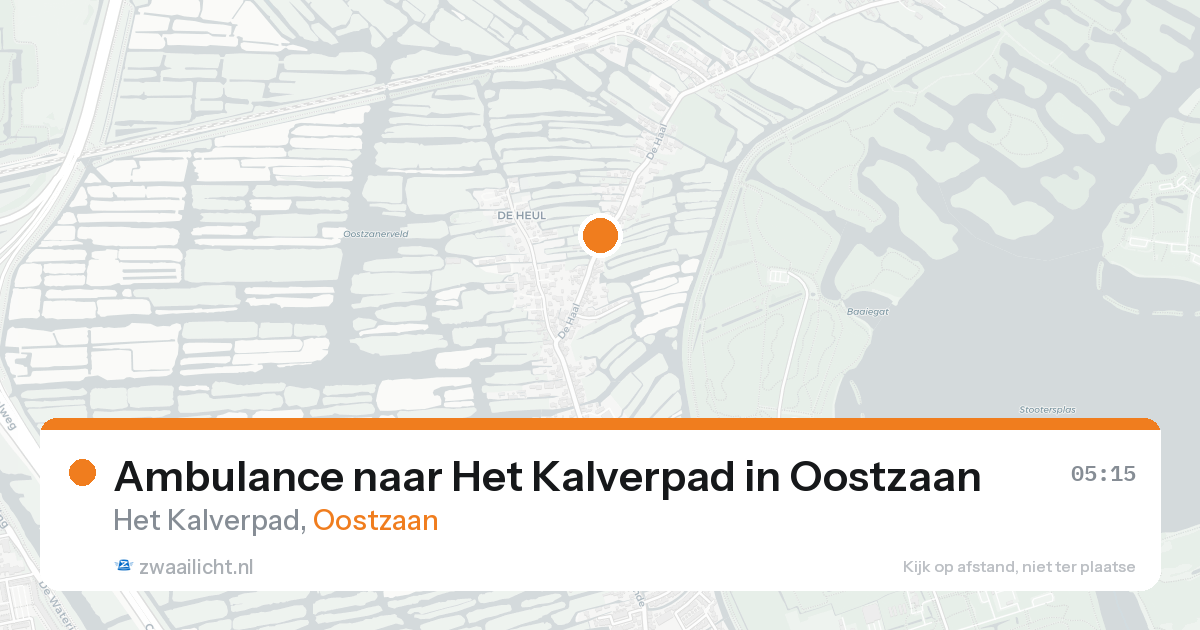Ambulance naar Het Kalverpad in Oostzaan — 29 mei 2026