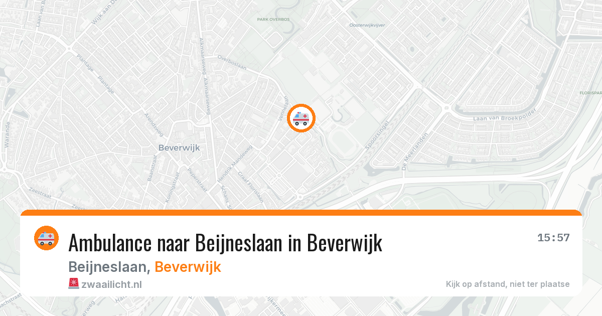 Ambulance naar Beijneslaan in Beverwijk — 6 jul 2026