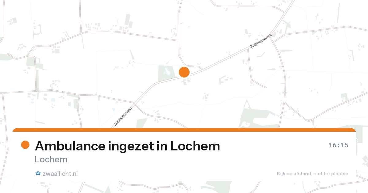 Ambulance ingezet in Lochem — 25 aug 2026