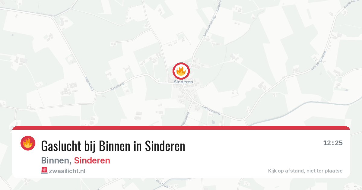 Gaslucht bij Binnen in Sinderen — 25 jan 2026