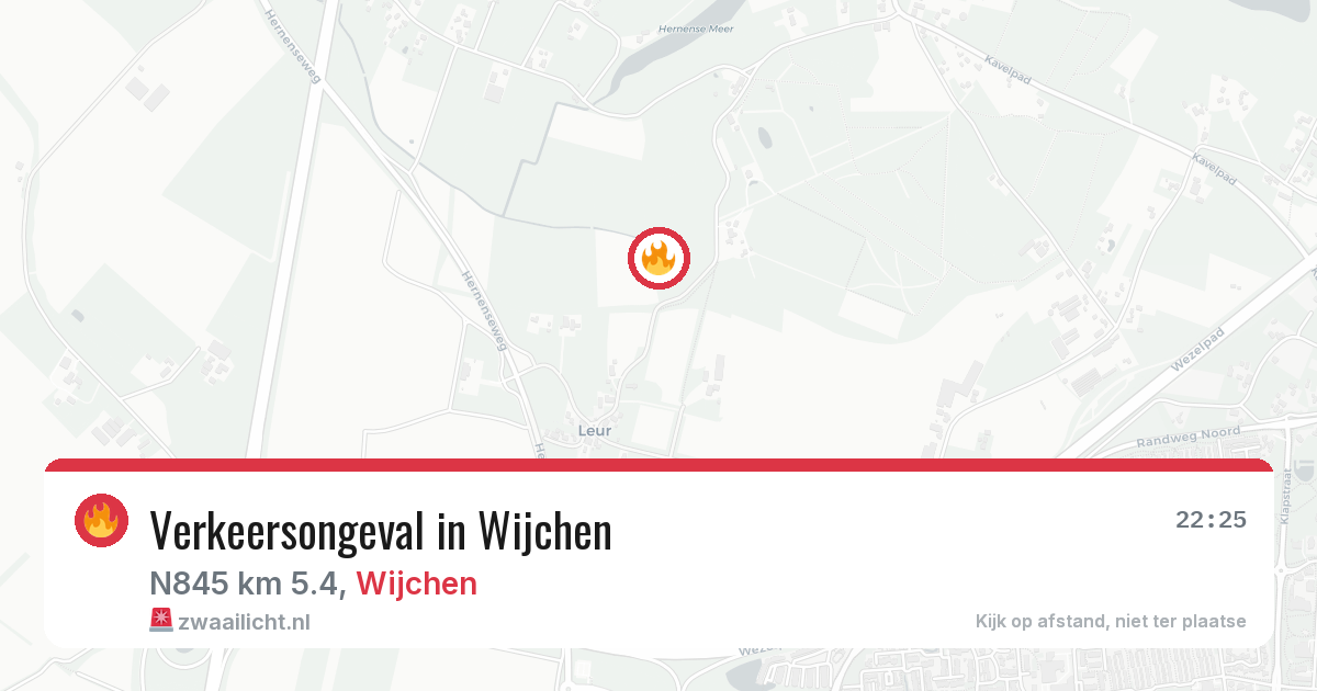 Verkeersongeval in Wijchen — 25 jun 2026
