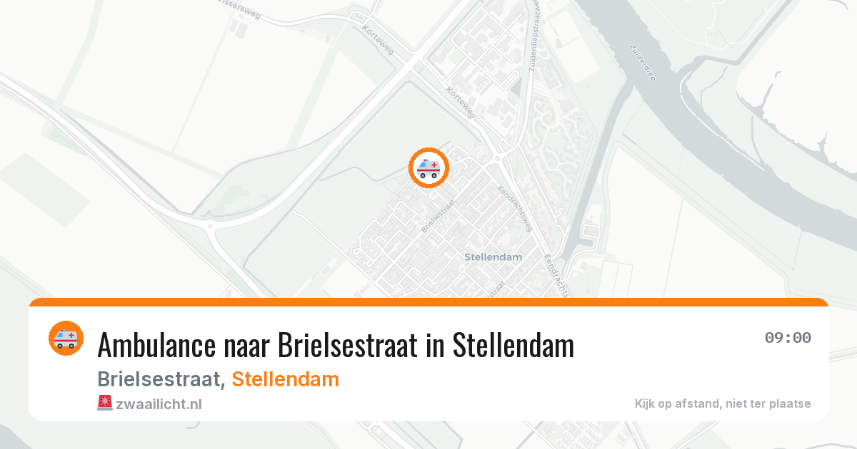 Ambulance naar Brielsestraat in Stellendam — 1 apr 2026