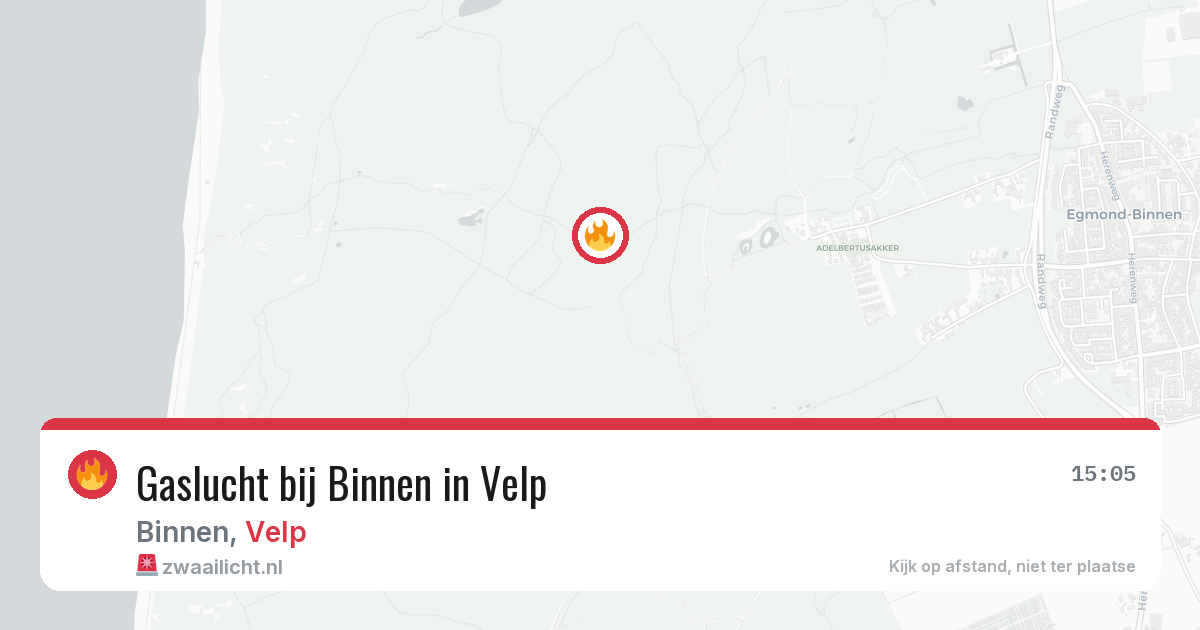Gaslucht bij Binnen in Velp — 14 aug 2026