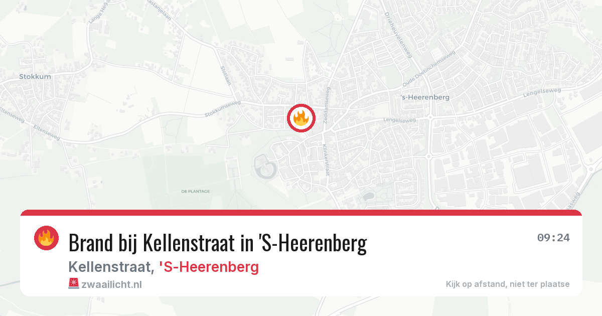 Brand bij Kellenstraat in 'S-Heerenberg — 2 aug 2026
