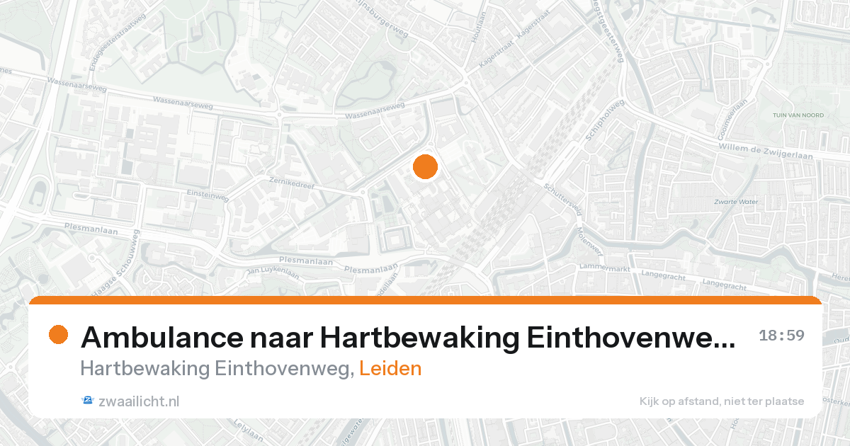 Ambulance naar Hartbewaking Einthovenweg in Leiden — 31 jan 2026
