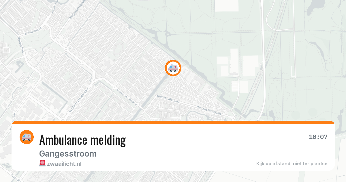 Ambulance melding — 9 feb 2026
