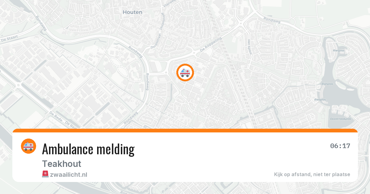 Ambulance melding — 19 jul 2026