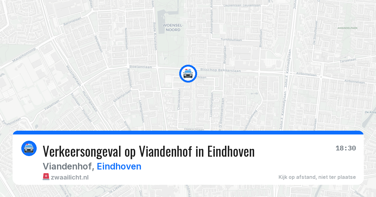 Verkeersongeval op Viandenhof in Eindhoven — 27 mei 2026