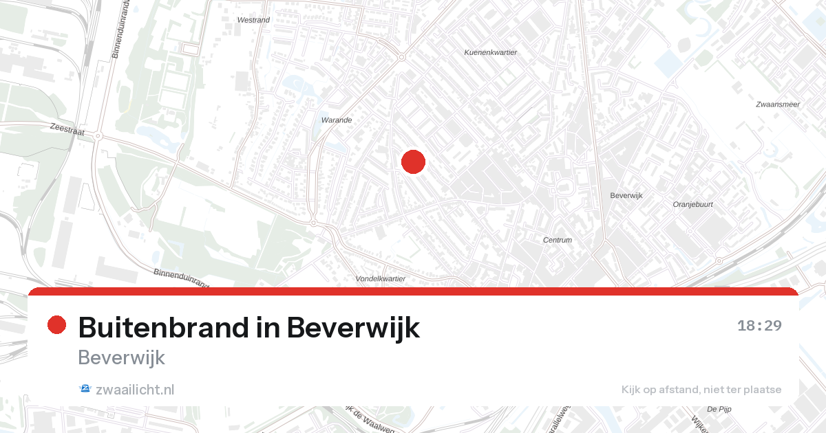Buitenbrand in Beverwijk — 28 aug 2026