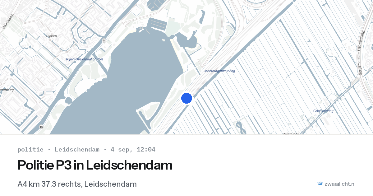 Politie P3 in Leidschendam — 4 sep 2026 | 🚨 Zwaailicht.nl
