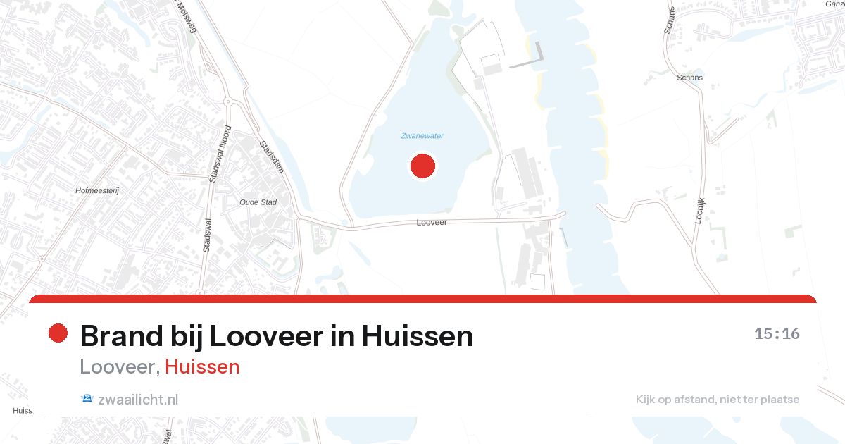 Brand bij Looveer in Huissen — 26 aug 2026