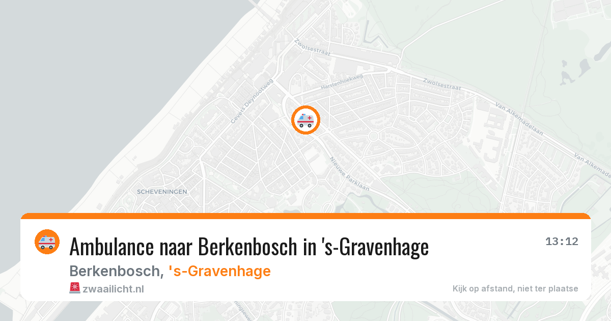 Ambulance naar Berkenbosch in 's-Gravenhage — 26 apr 2026