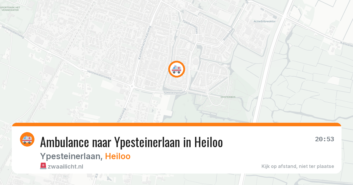 Ambulance naar Ypesteinerlaan in Heiloo — 8 aug 2026