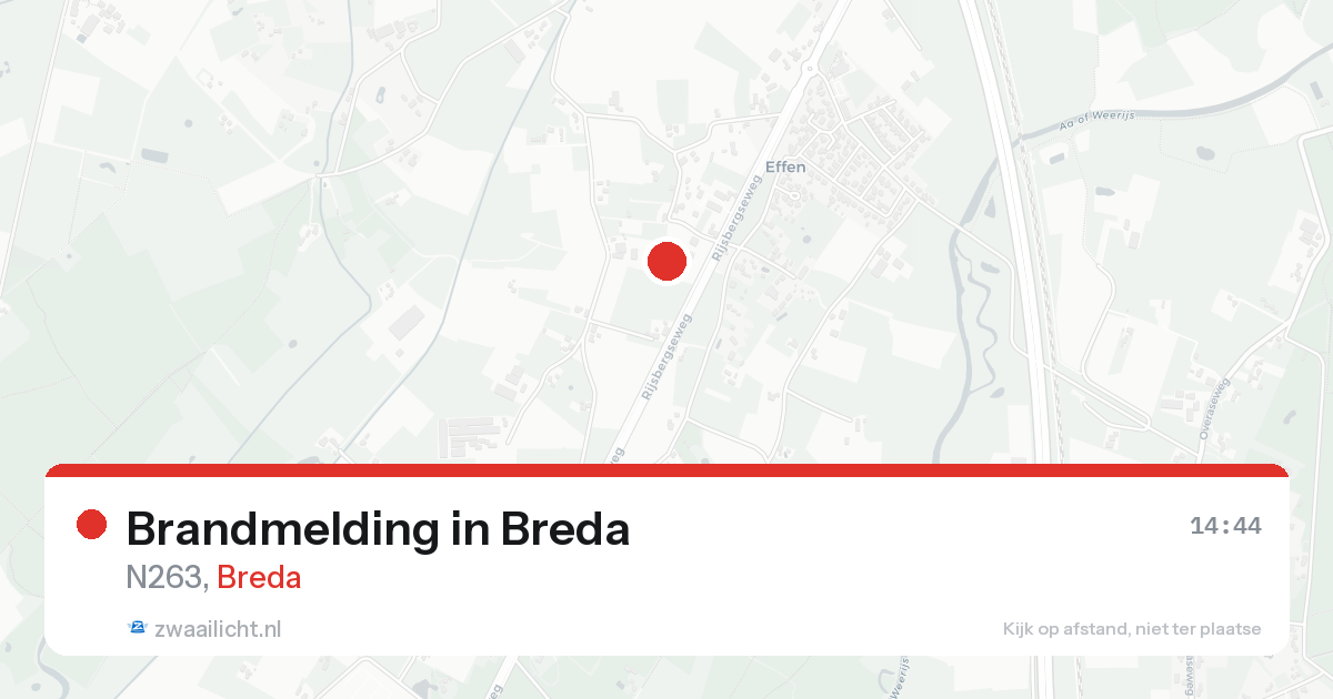 Brandmelding in Breda — 19 aug 2026