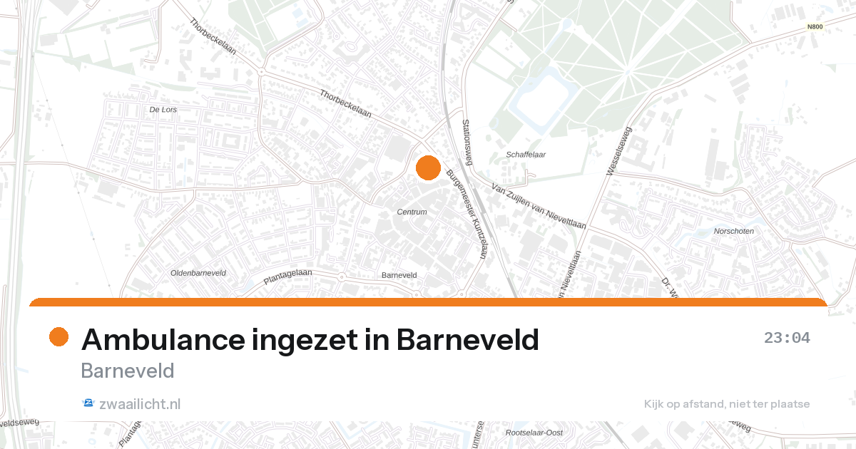 Ambulance ingezet in Barneveld — 31 jan 2026