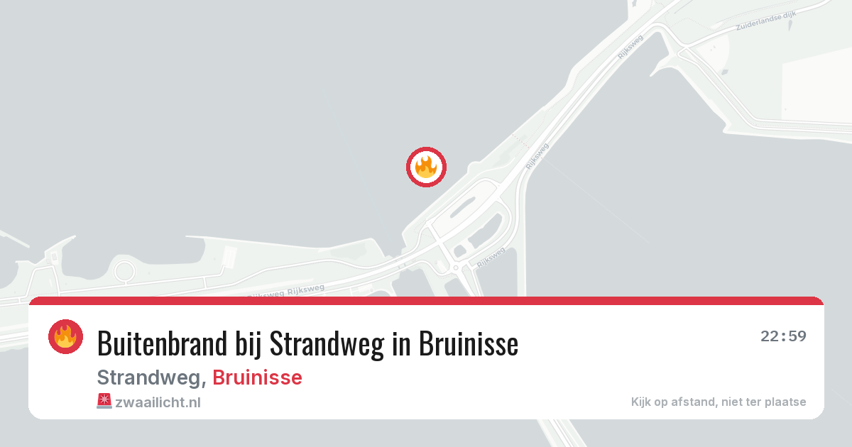 Buitenbrand bij Strandweg in Bruinisse — 1 mei 2026