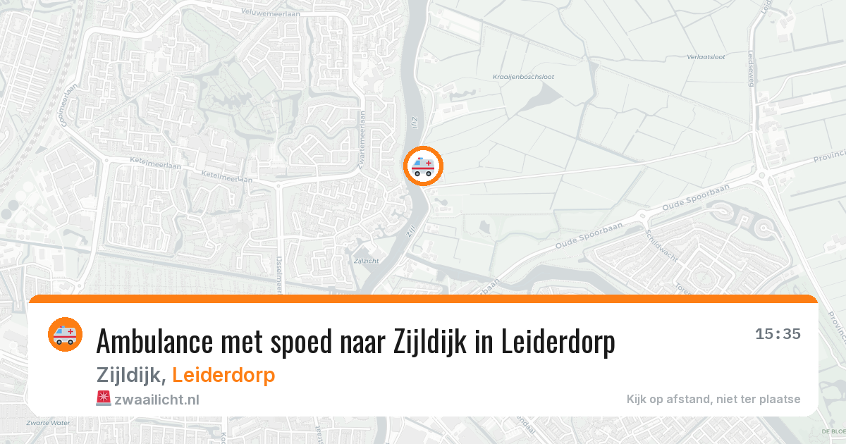 Ambulance met spoed naar Zijldijk in Leiderdorp — 12 feb 2026