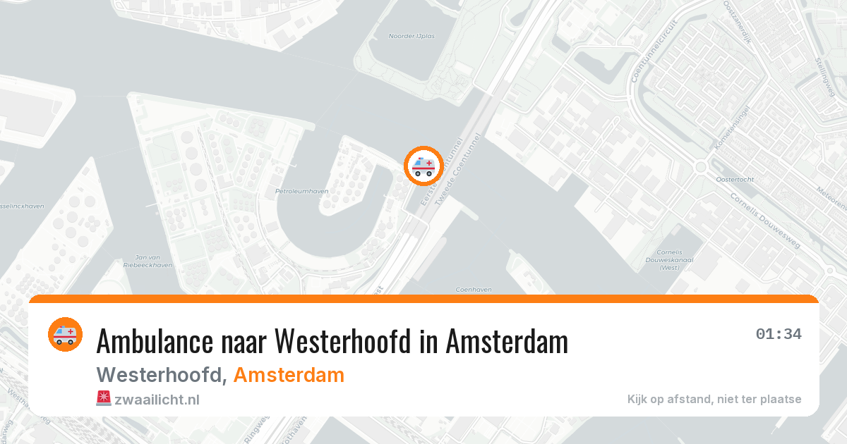 Ambulance naar Westerhoofd in Amsterdam — 6 apr 2026