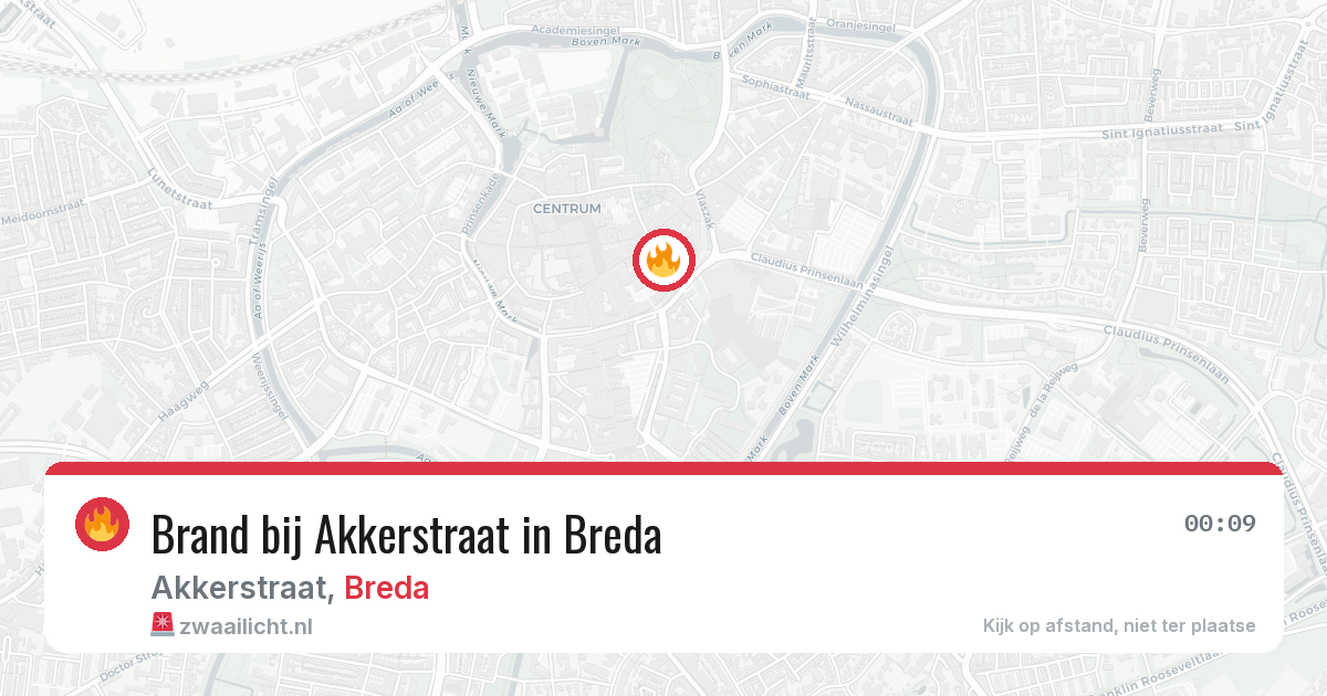 Brand bij Akkerstraat in Breda — 29 mei 2026