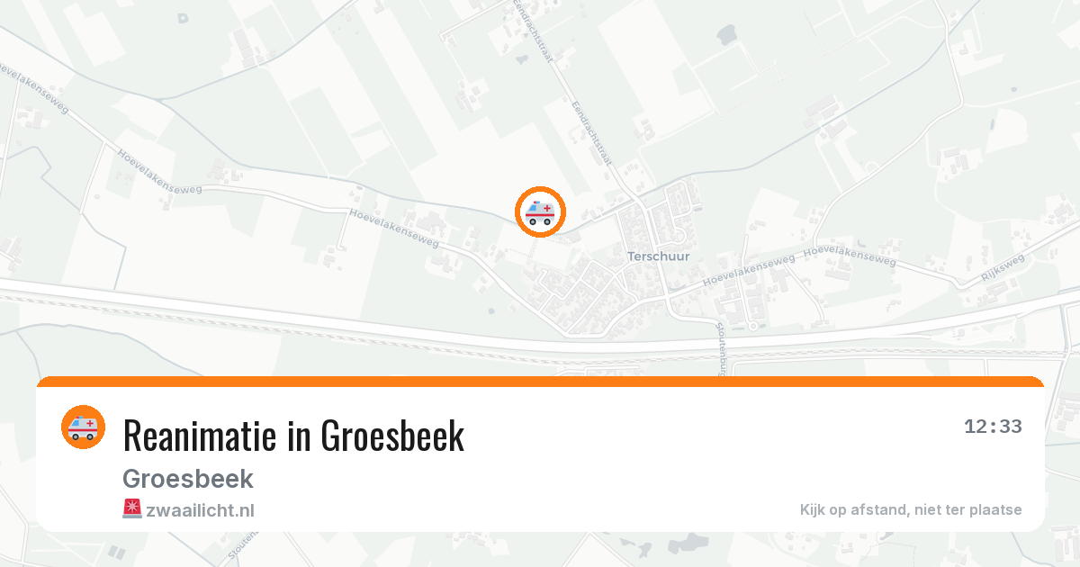 Reanimatie in Groesbeek — 26 jan 2026