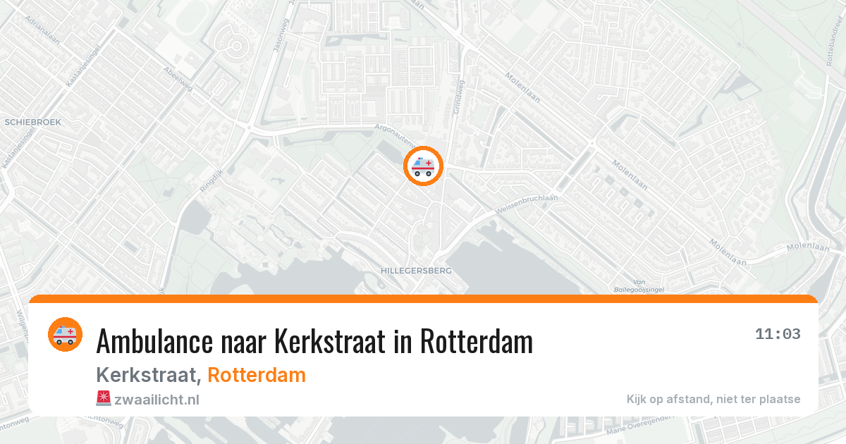 Ambulance naar Kerkstraat in Rotterdam — 7 apr 2026