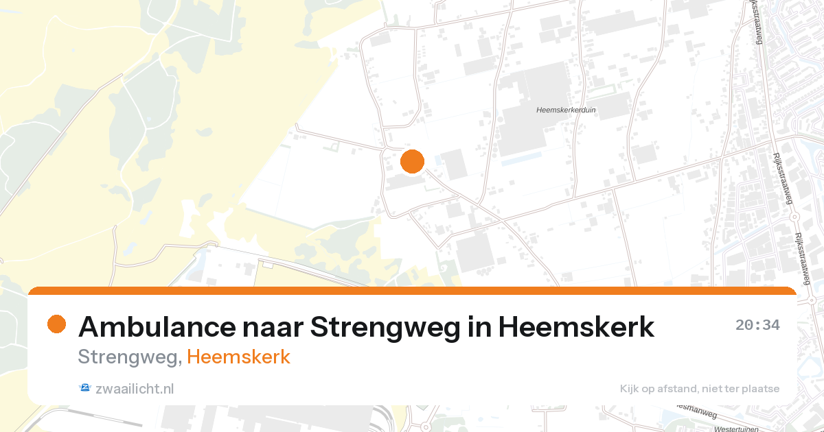 Ambulance naar Strengweg in Heemskerk — 11 jun 2026