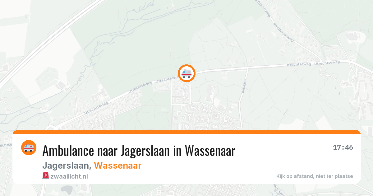 Ambulance naar Jagerslaan in Wassenaar — 29 jan 2026