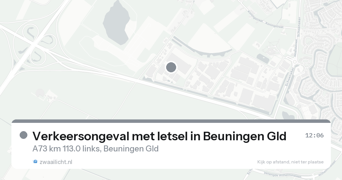 Verkeersongeval met letsel in Beuningen Gld — 22 aug 2026