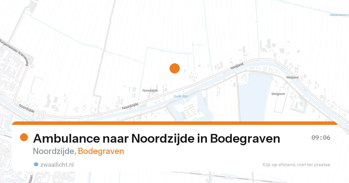 Ambulance naar Noordzijde in Bodegraven — 7 mrt 2026
