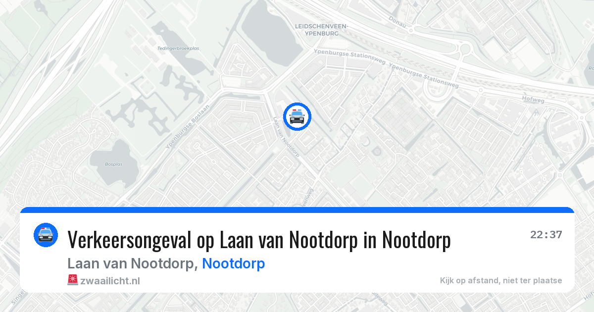 Verkeersongeval op Laan van Nootdorp in Nootdorp — 18 jun 2026